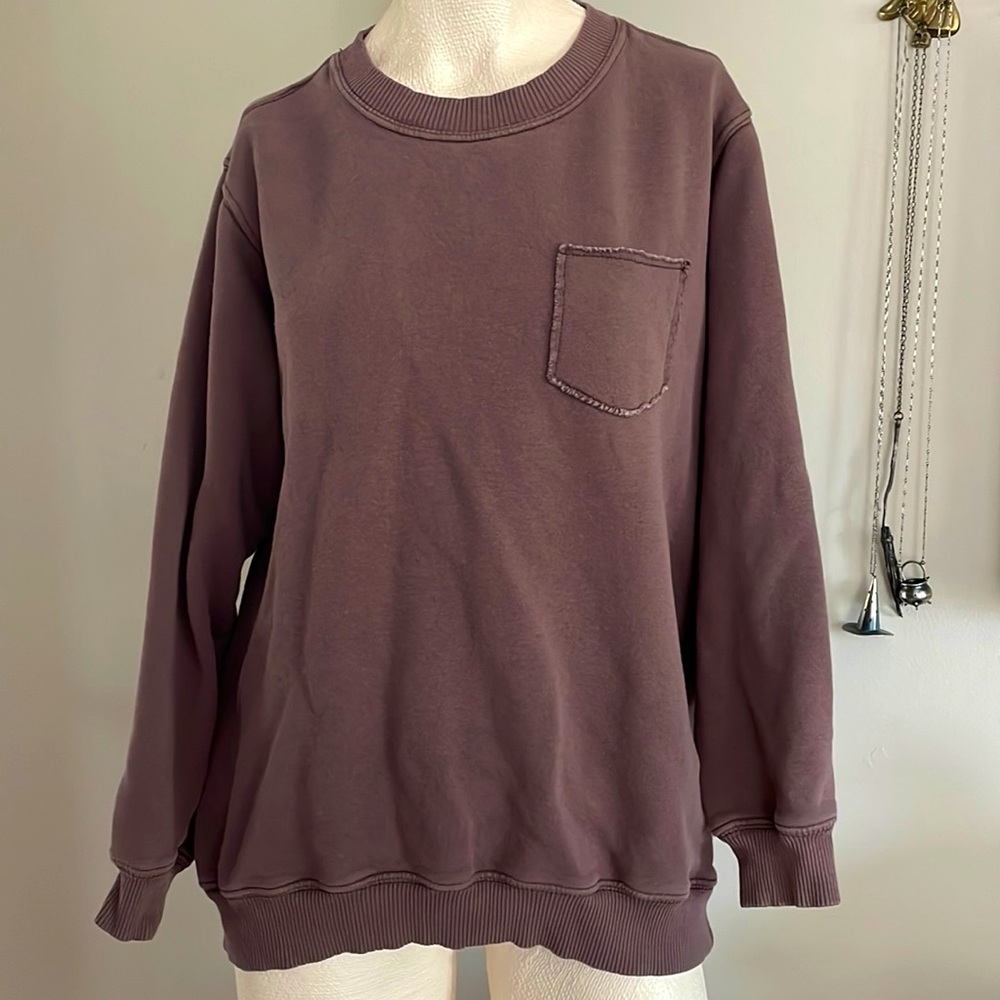Mushroom color sweatshirt